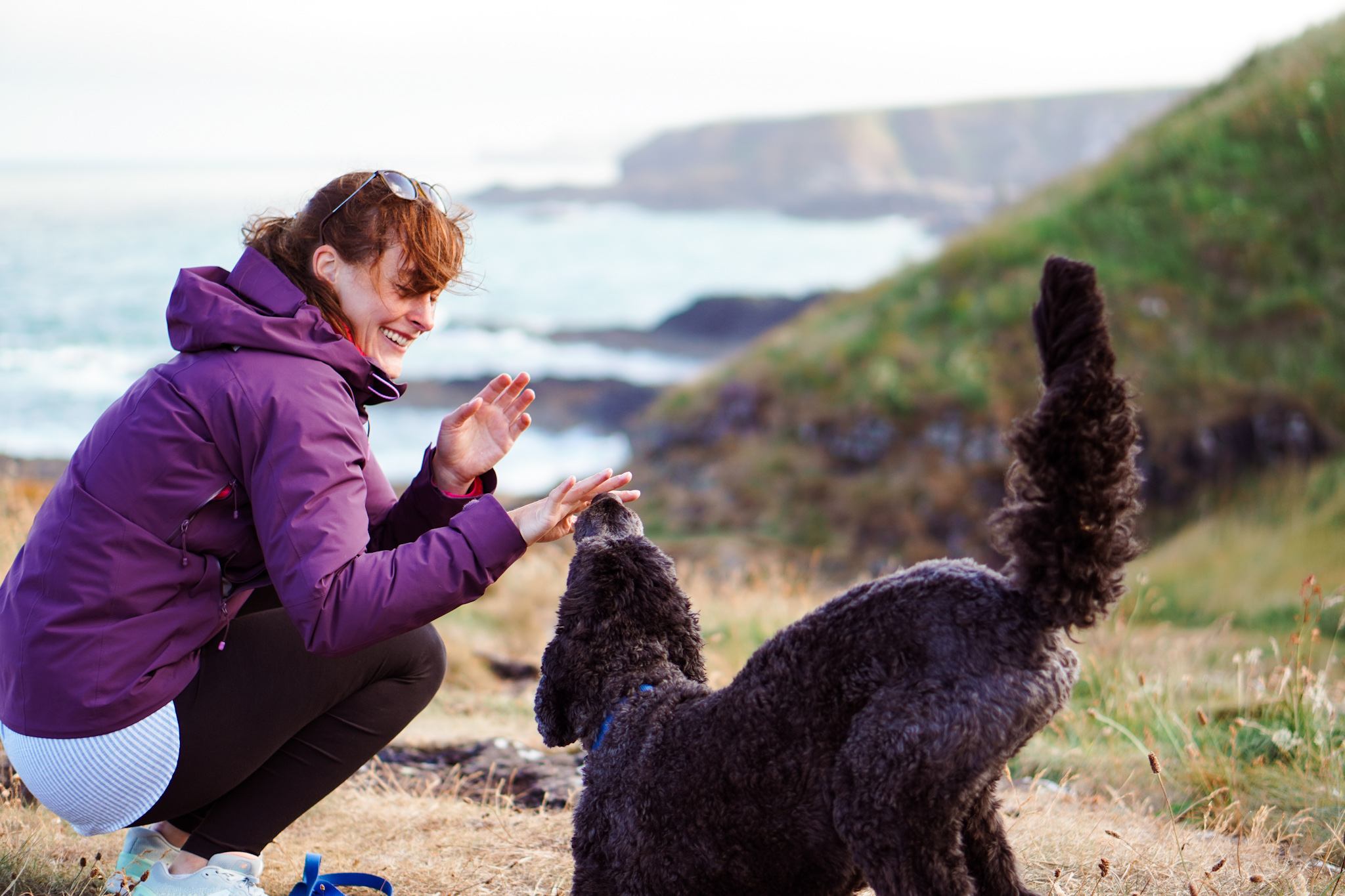 Katharina mit Hund